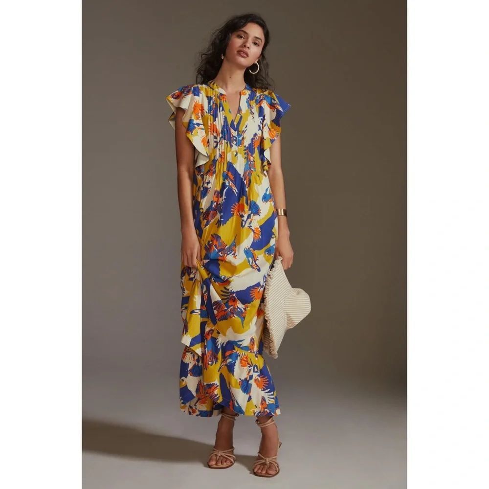 Anthropologie Maeve Cassandra Maxi Dress
